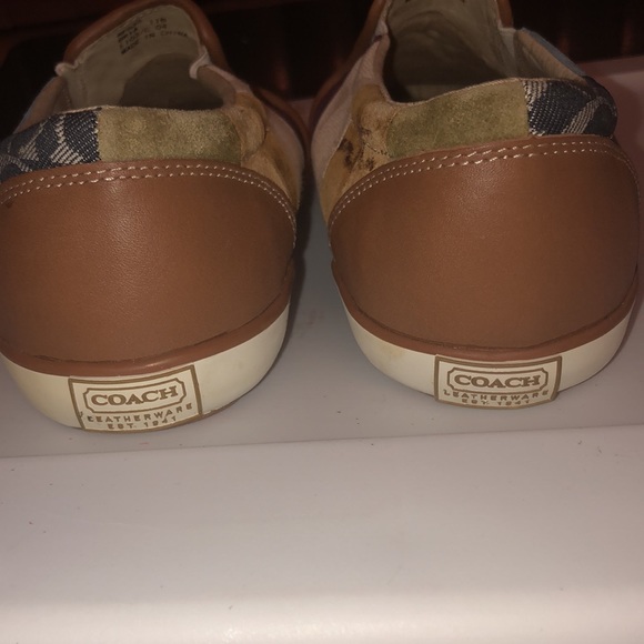 Vintage Coach Patchwork Leather/Suede Slip-On Size 11 - Picture 8 of 8